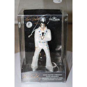 Kurt S Adler Ornament - Elvis Presley Singing in White Jumpsuit